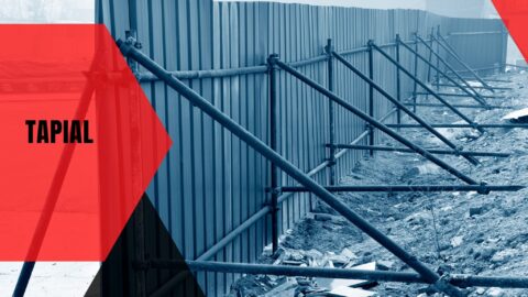 Análisis de precio unitario de tapial de madera, lámina o plástico