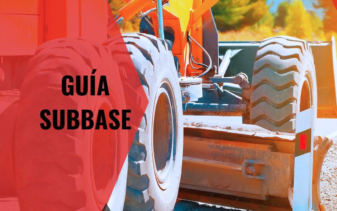 sub base en carreteras